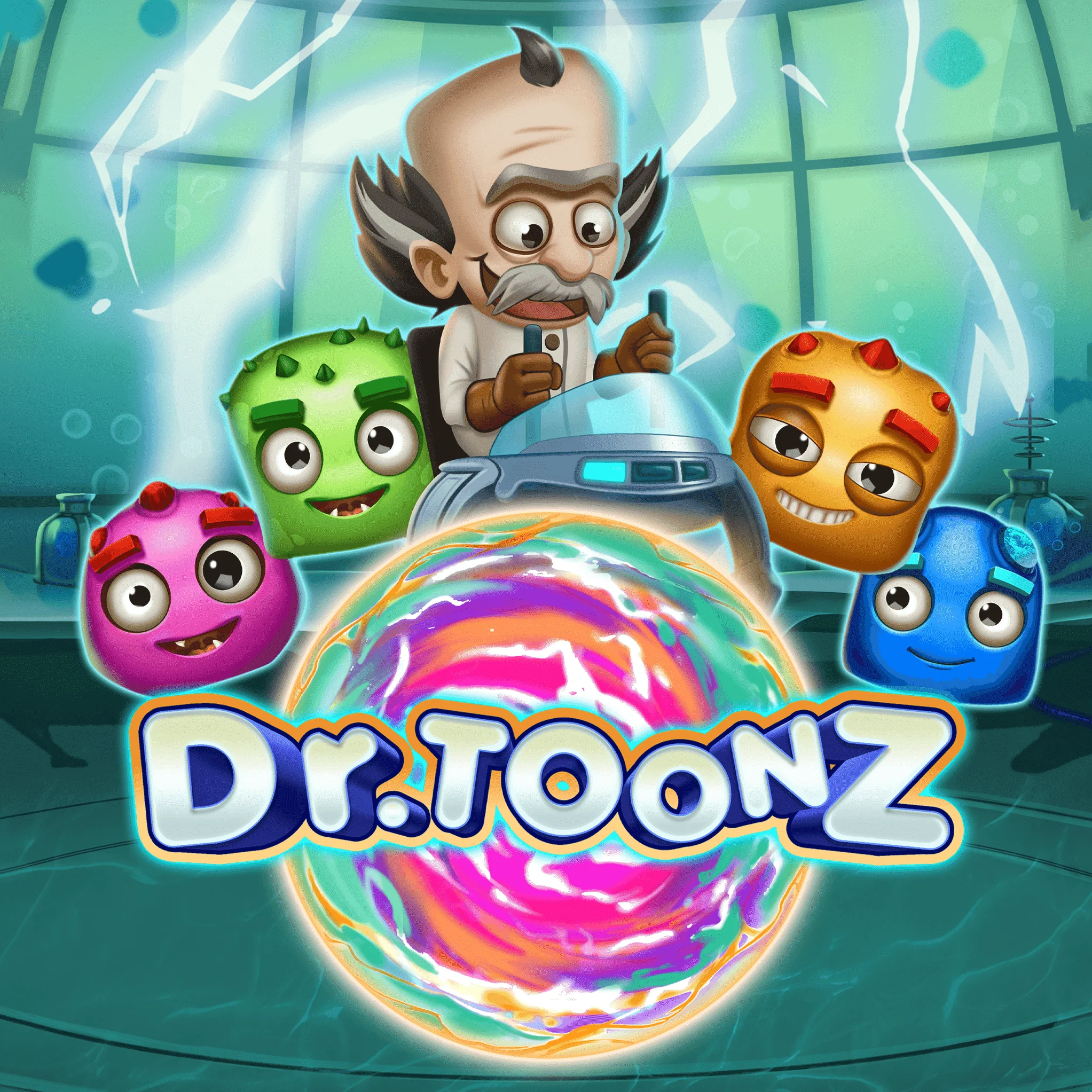 DrToonz - Colorful animated character-driven slot game